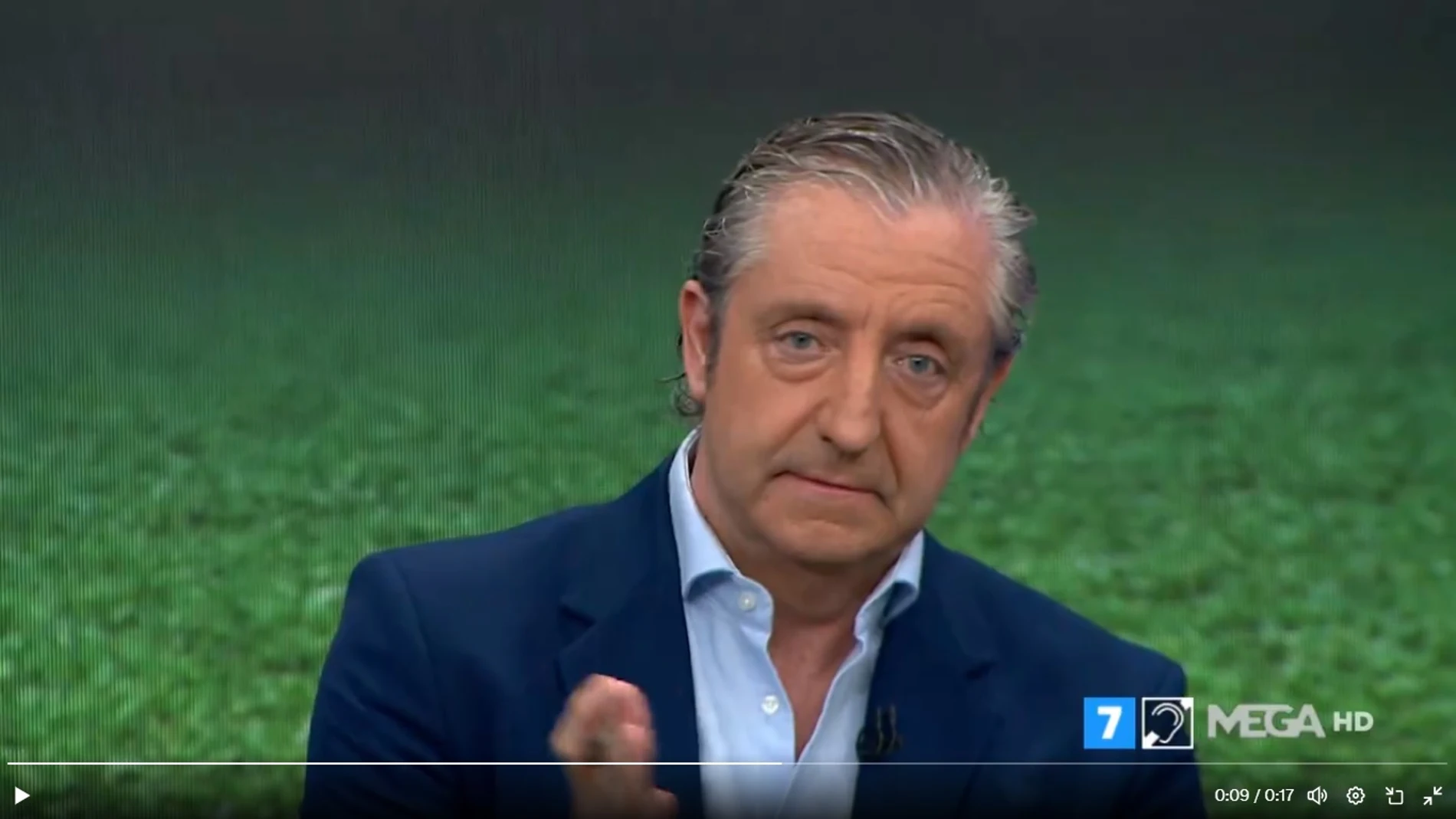 Josep Pedrerol, en El Chiringuito, contra el Barcelona de Xavi