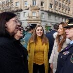 Barcones, tras presentar el Plan Comercio Seguro de este año junto a Alicia Villar y Julia González, entre otras