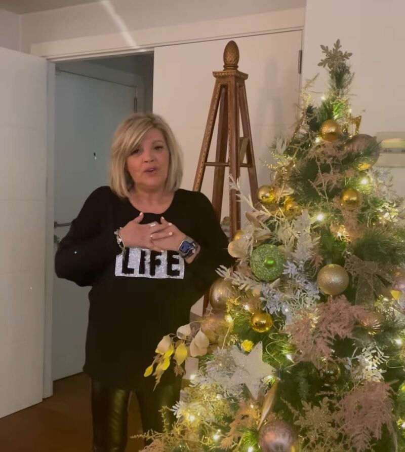 Terelu Campos preparada para la Navidad en "un año complicado"