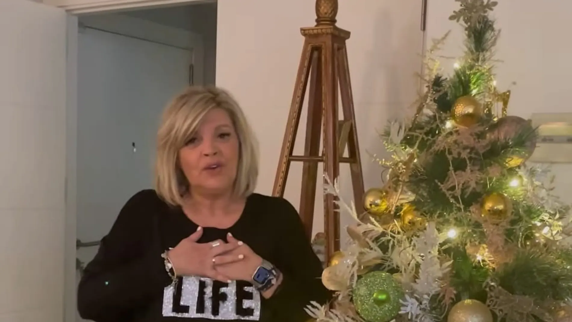 Terelu Campos preparada para la Navidad en "un año complicado"