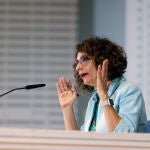 La ministra Montero ofrece una rueda de prensa tras el Consejo de Política Fiscal y Financiera (CPFF)
