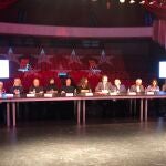 Mariano de Paco presenta el nuevo modelo para Teatros del Canal y el Auditorio de San Lorenzo de El Escorial acompañado de los nuevos directores residentes y responsables de festivales de la Comunidad.