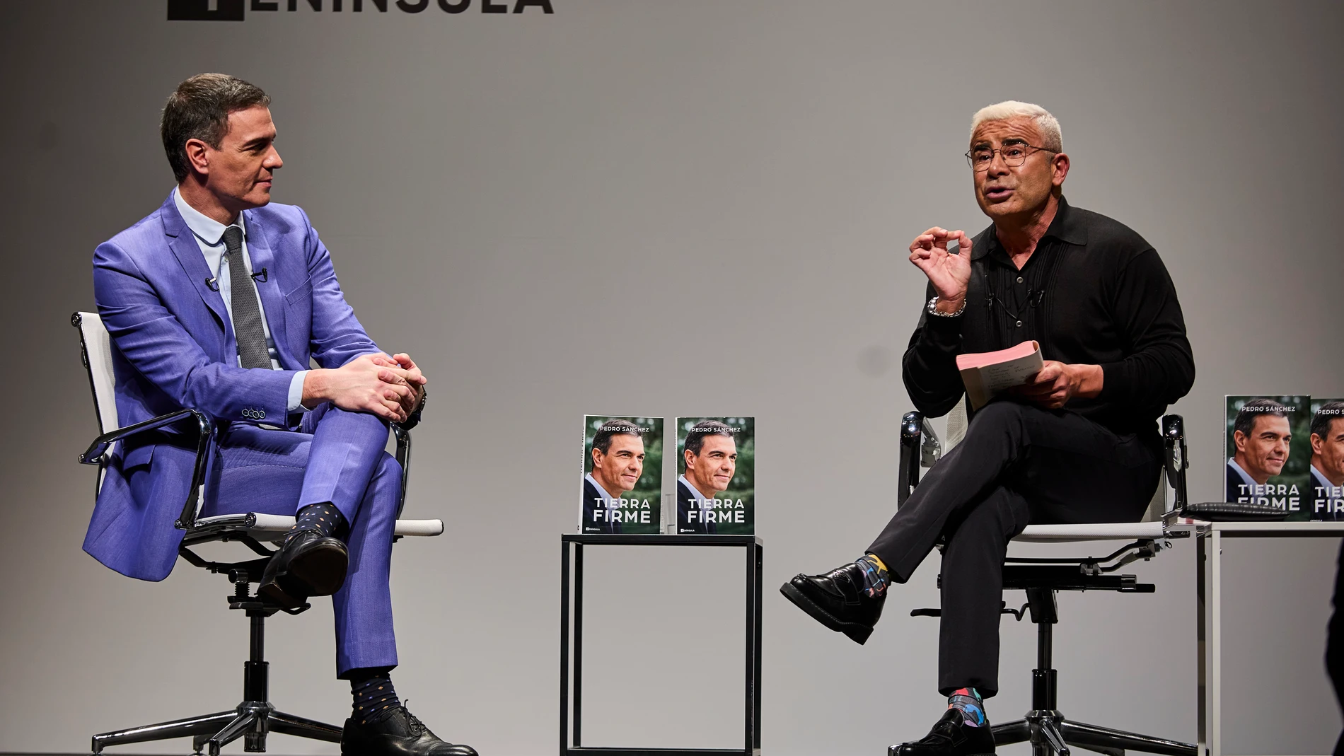 Presentación del libro “Tierra Firme” de Pedro Sánchez en el Circulo de Bellas Artes / © Alberto R. Roldán / Diario La Razón 11 12 2023