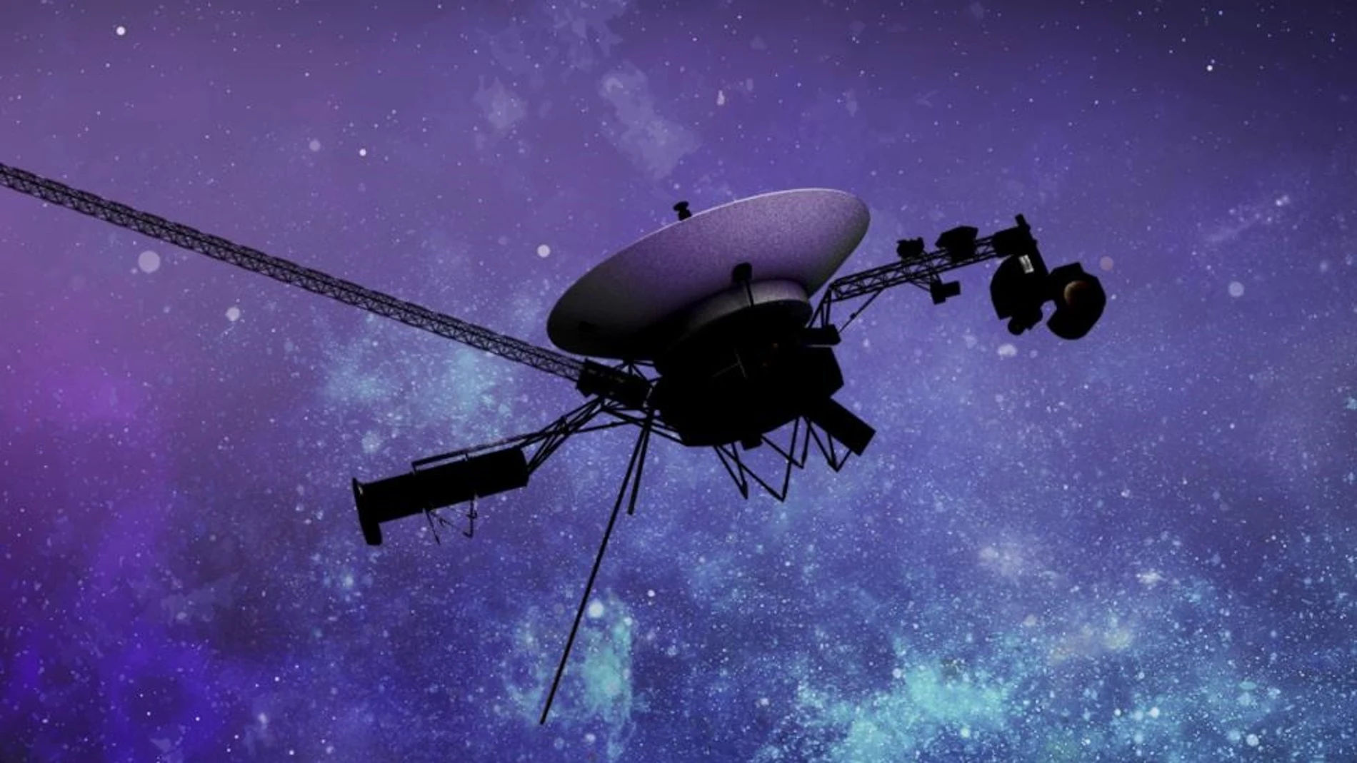 Ilustración artística de una de las naves espaciales Voyager. CALTECH/NASA-JPL 12/12/2023