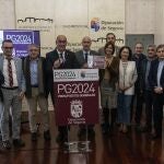 El presidente de la Diputación de Segovia, Miguel Ángel de Vicente, presenta los presupuestos de 2024 junto a su equipo