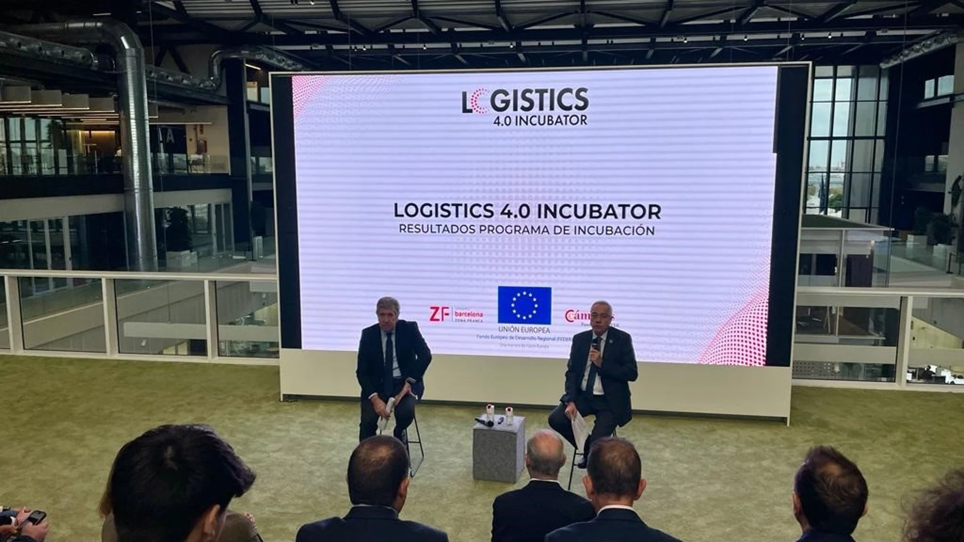 Presentación de resultados de Logistics 4.0 Incubator del Consorci de Zona Franca de Barcelona (CZFB) EUROPA PRESS 13/12/2023