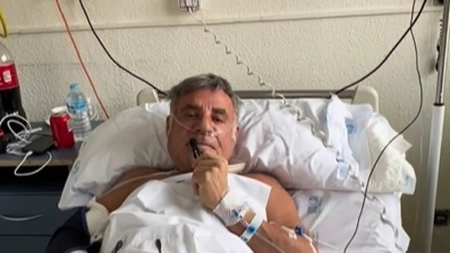 El arquitecto Joaquín Torres en el hospital