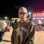 Diego Engelbert, en plaza de los secuestrados de Tel Aviv