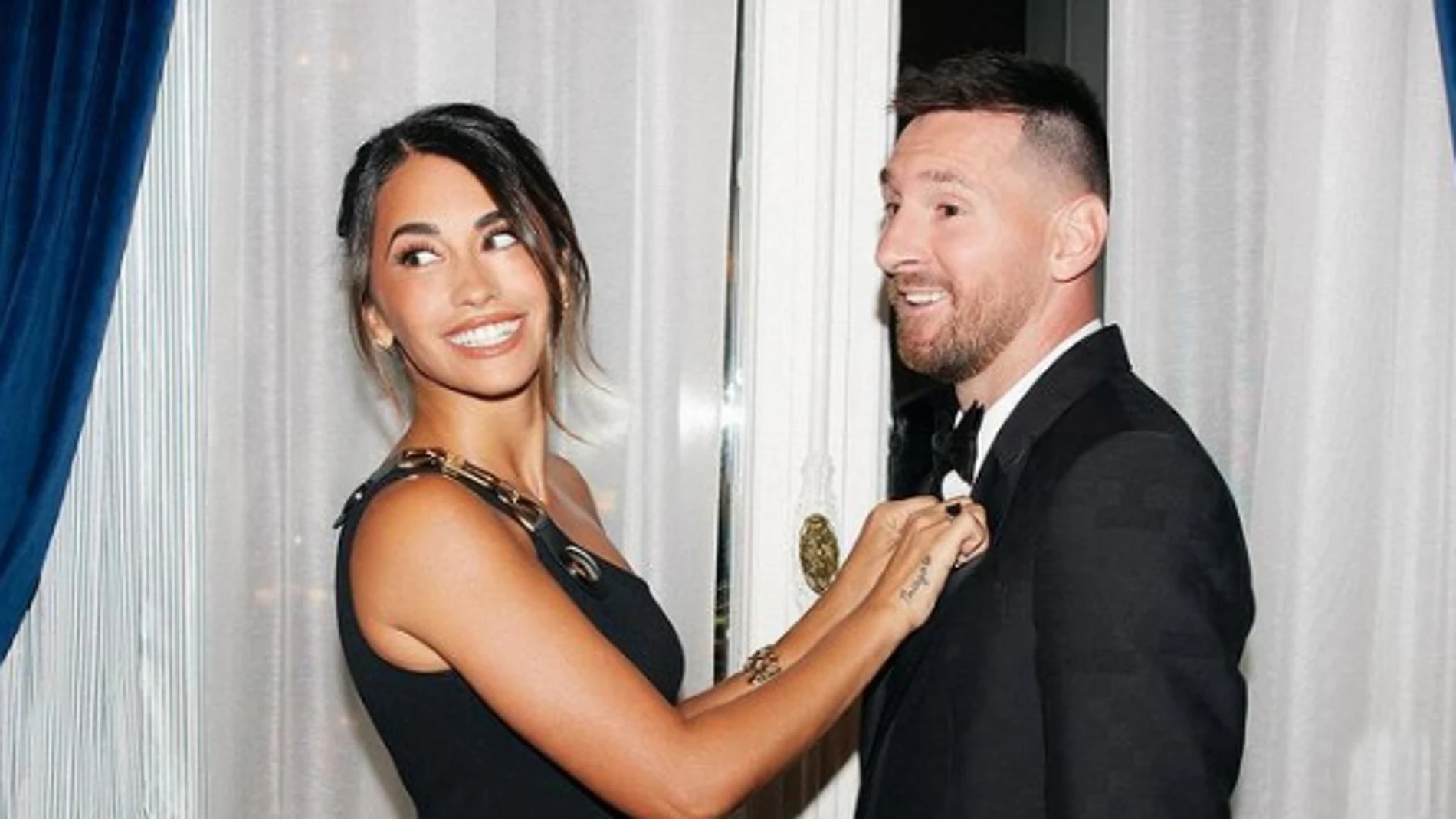 Leo Messi y Antonella Roccuzzo