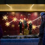 Comercios de Madrid durante las fechas prenavideñas. El comercio de Madrid ha obtenido un fuerte incremento de