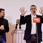 Patxi López junto a Luis Tudanca en el acto celebrado en Salamanca