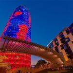 La sede de Agbar, en Barcelona