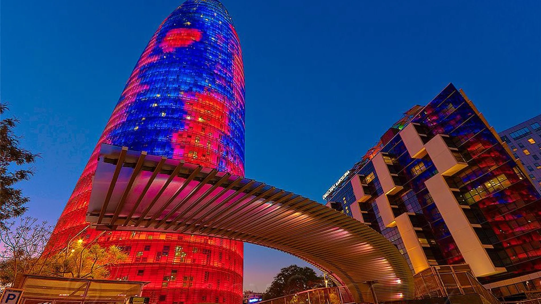 La sede de Agbar, en Barcelona