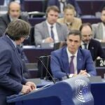 Carles Puigdemont y Pedro Sánchez