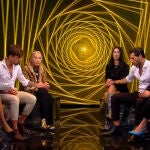 Los seis finalistas en la sala de expulsión