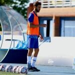 Daniel García, paciente de Vithas I Invictum, en uno de sus entrenos