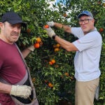 Hugo y Ricardo, voluntarios argentinos en Israel