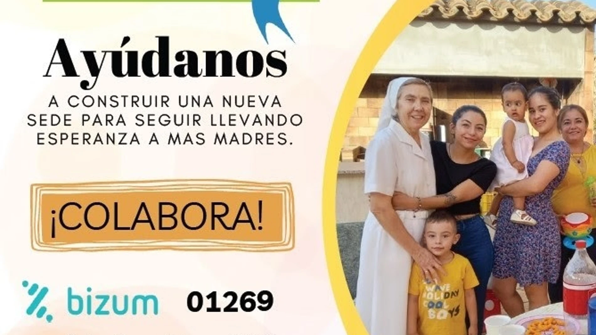 La Casa Cuna La Anunciación pide ayuda para sostener su trabajo con madres en riesgo de exclusión y sus hijos