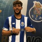 Nico González en su presentación con el Oporto
