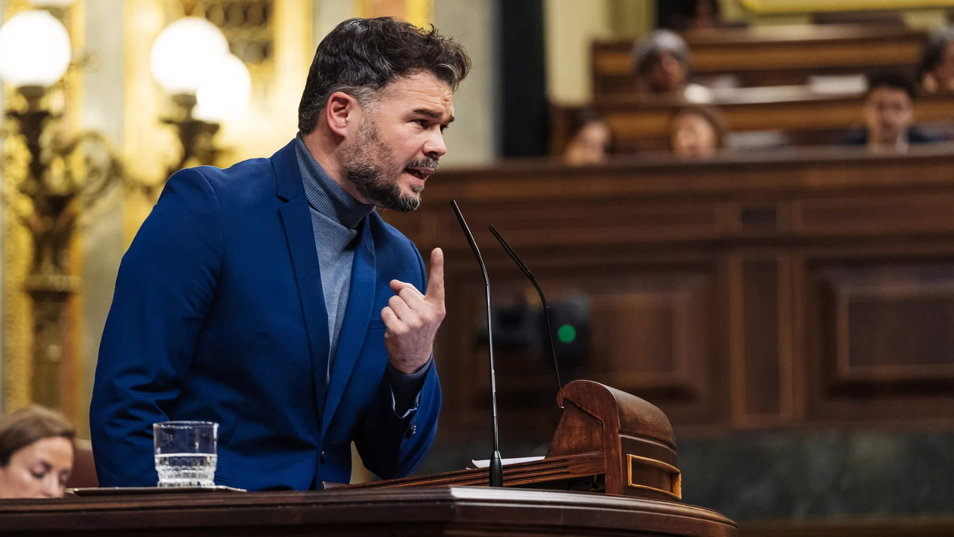 Rufián afirma que "parte del poder judicial intentará por todos los medios" no aplicar la amnistía