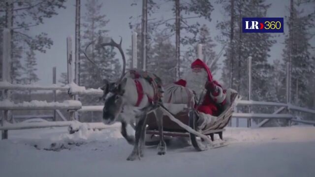 Papá Noel última los preparativos para iniciar su viaje desde Laponia