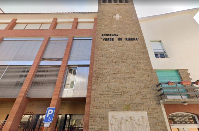 Fachada de la Residencia Virgen de Ribera de la Pobla de Segur, donde residía el anciano
