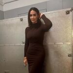 Vicky Martín Berrocal con vestido de Zara.
