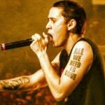 El rapero Canserbero en uno de sus conciertos