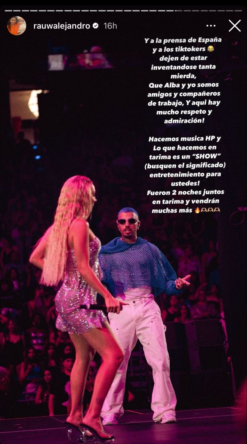 Story de Rauw Alejandro