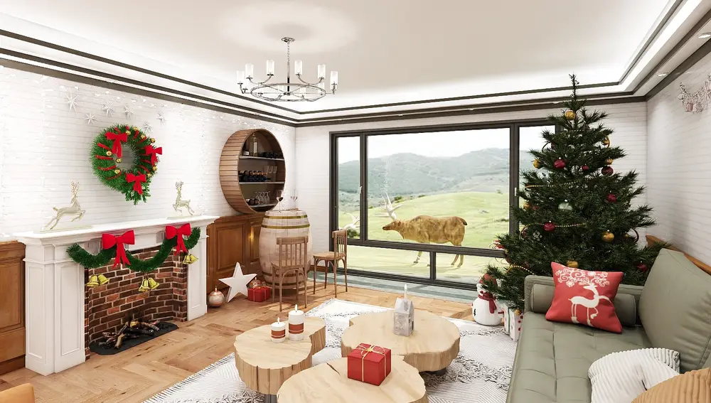 Papá Noel disfrutaría mucho de una casa en Larouco