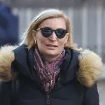 María Zurita en el cumpleaños de la infanta Elena