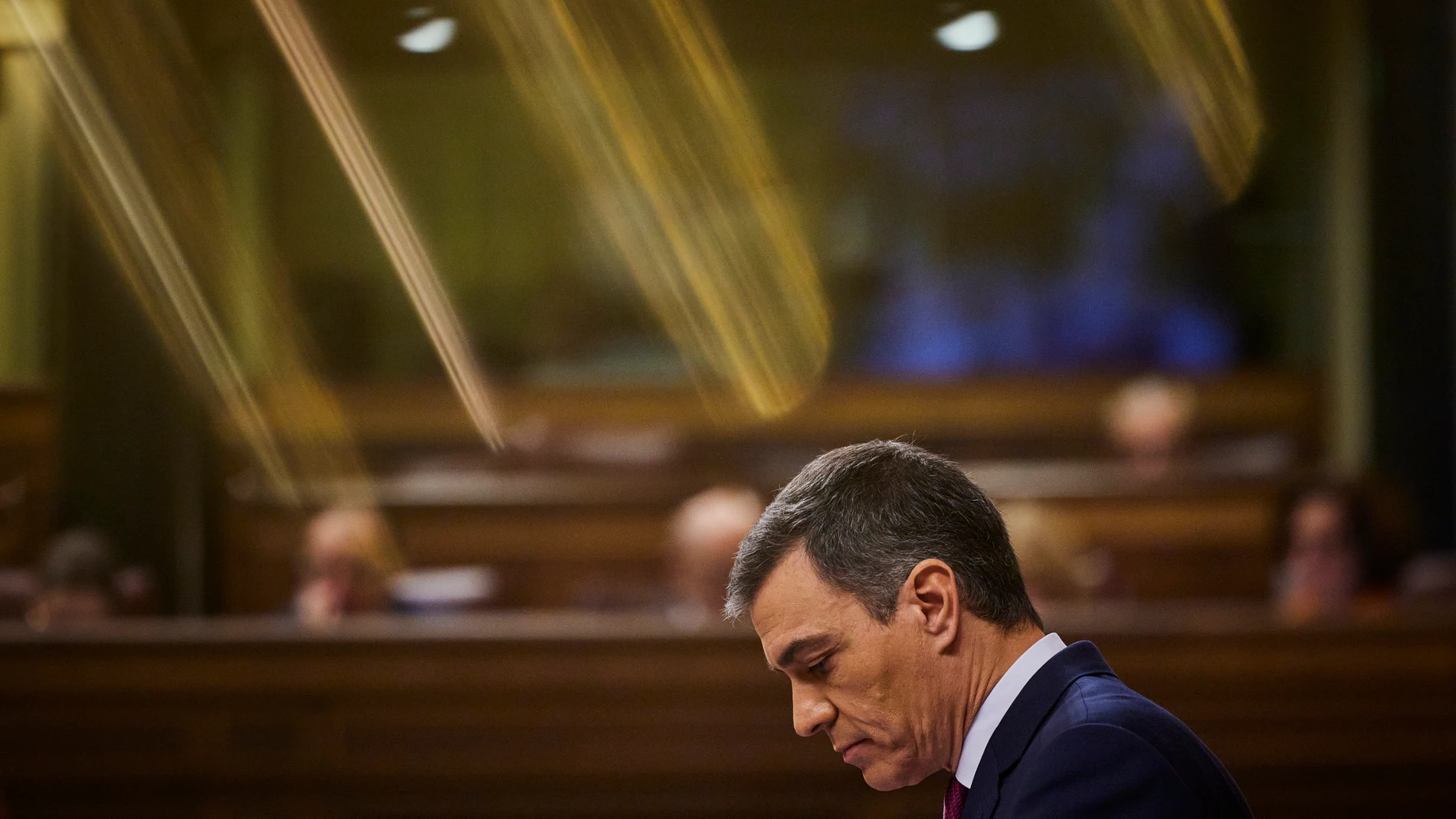 Comparecencia del presidente del Gobierno, Pedro Sánchez en el Pleno del Congreso de los Diputados para hacer balance sobre la Presidencia española de la UE e informar sobre las últimas reuniones del Consejo Europeo © Alberto R. Roldán / Diario La Razón.20 12 2023