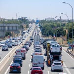 Atascos en las carreteras. Imagen de archivo