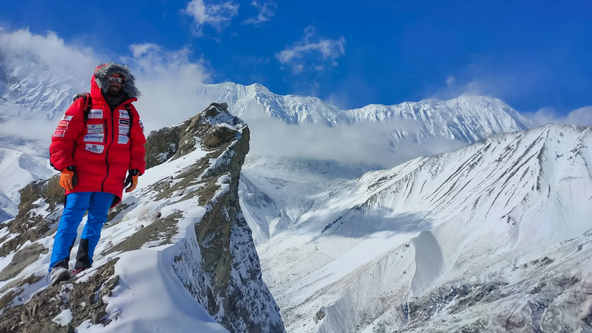 Alex Txikon, en Nepal, durante su aclimatación para el Annapurna invernal