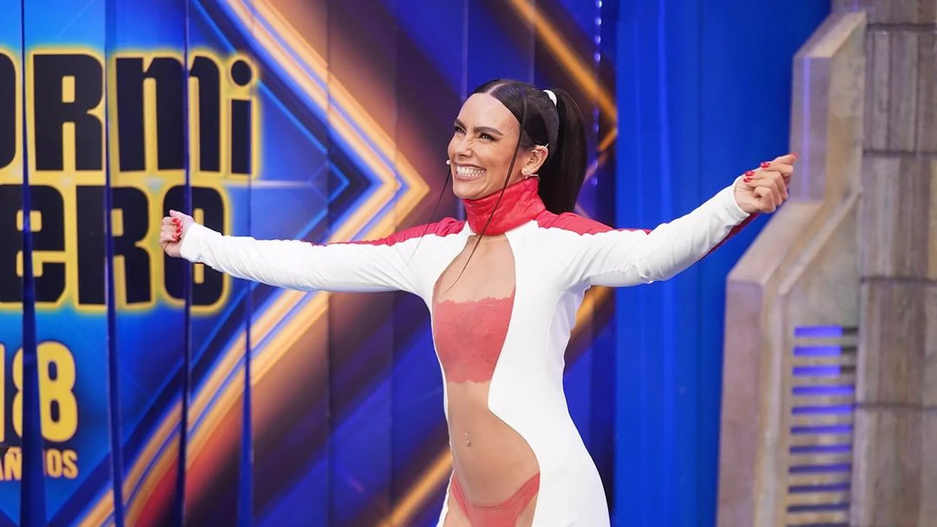 El look de Cristina Pedroche en 'El Hormiguero'.