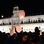 Acto 'Compartiendo ilusiones', en el que se lanzaron un millar de farolillos
