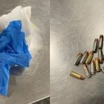 Encuentran 17 balas envueltas en un pañal de bebé 