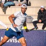 Nadal, durante un entrenamiento en pretemporada