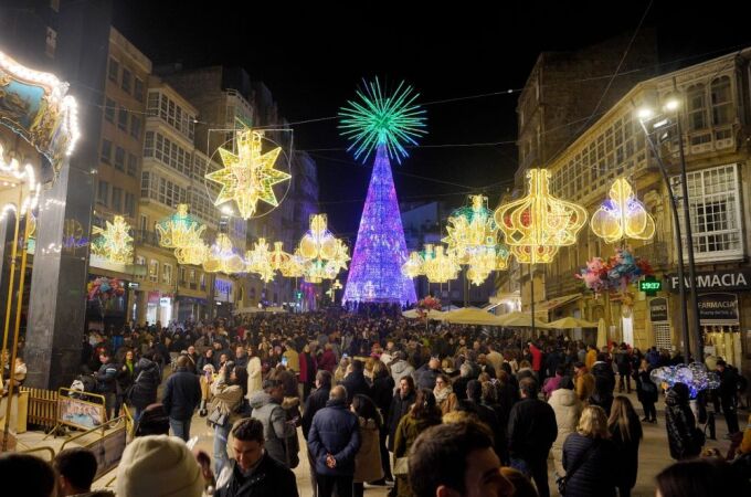 Vigo en Navidad. 