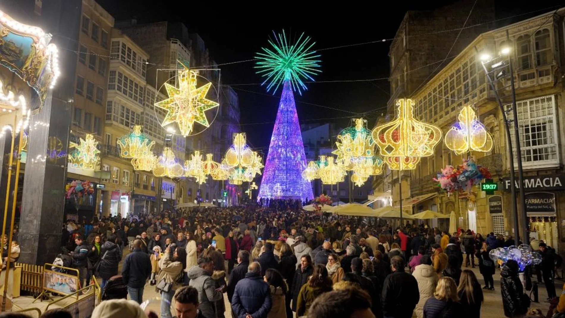 Vigo en Navidad.