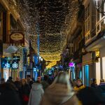 Luces de Navidad.