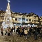 Iluminación navideña en La Alberca (Salamanca)