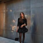 Rocío Osorno con minivestido de lentejuelas.