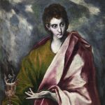 Obra de El Greco, que representa al apóstol San Juan Evangelista