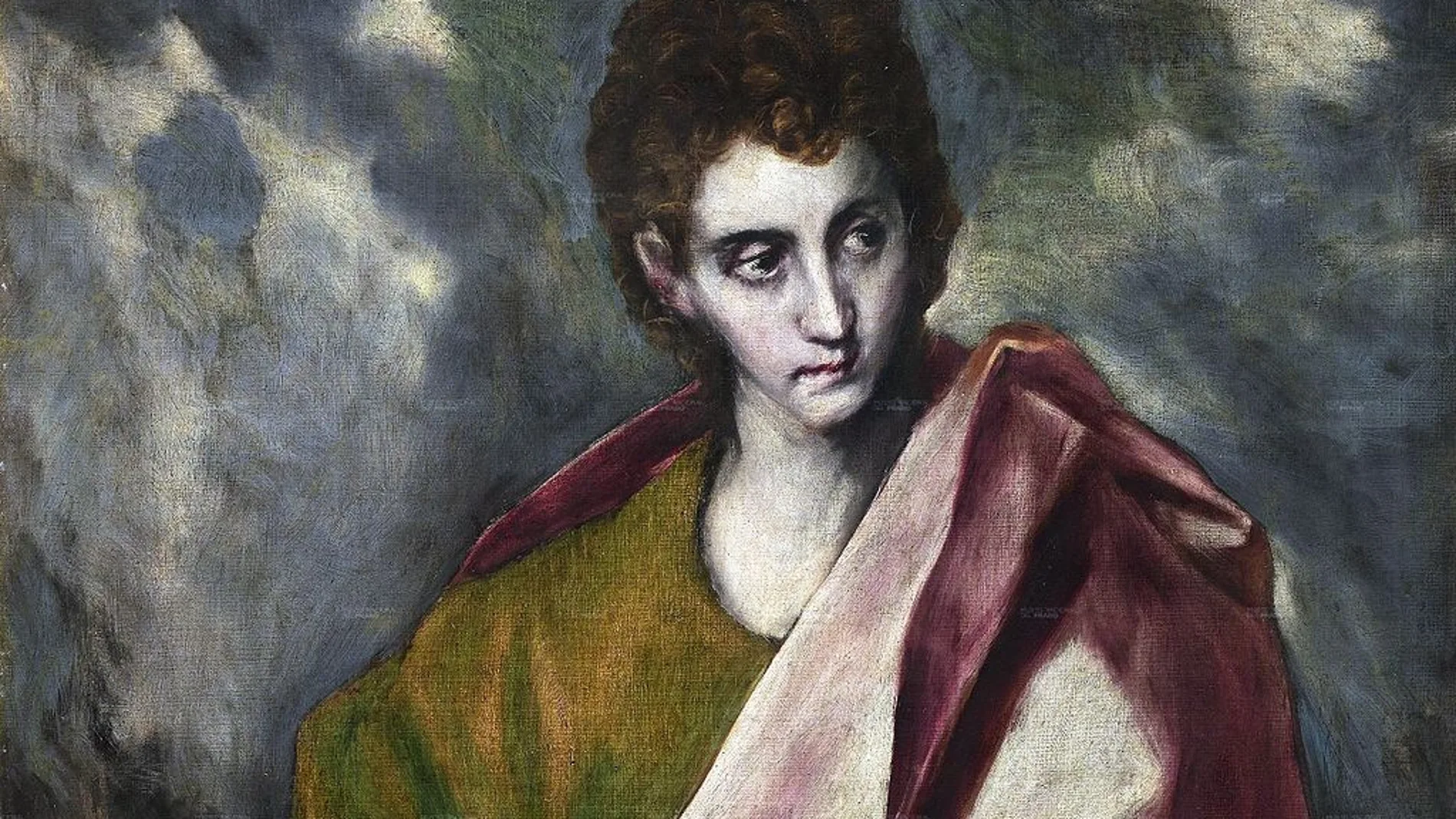 Obra de El Greco, que representa al apóstol San Juan Evangelista