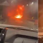 Un camión cisterna que transportaba gasolina explota en un túnel en Colombia