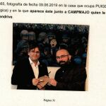 Puigdemont y Campmajó, en un informe de la Guardia Civil incorporado al sumario del "caso Tsunami"