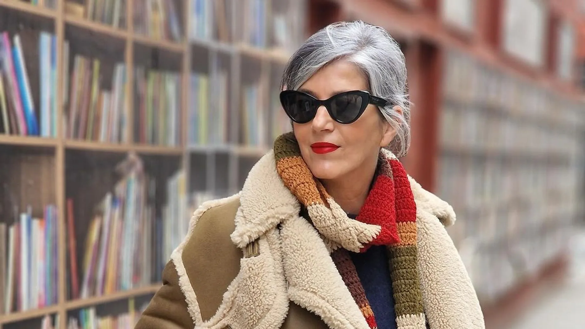 Carmen Gimeno con cazadora de Zara.