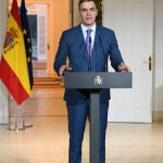 El presidente del Gobierno, Pedro Sánchez