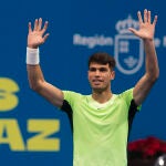 Carlitos, en la "Copa Alcaraz" disputada en Murcia